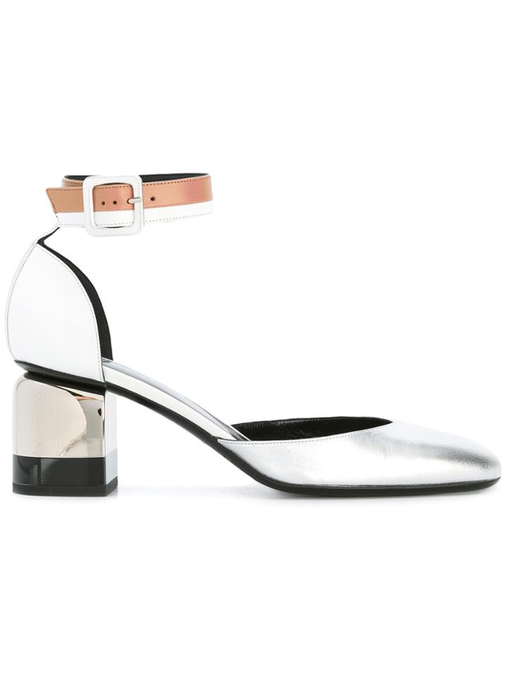 Pierre Hardy Block Heel Pumps - Metallic