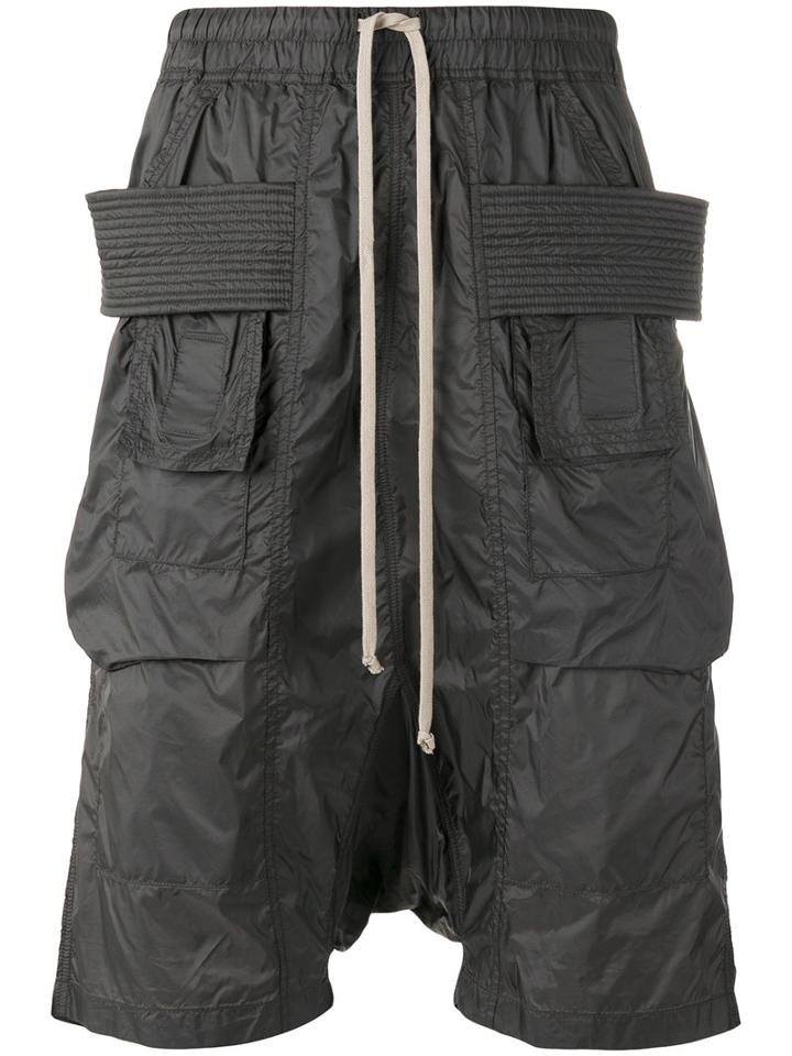 Rick Owens Drkshdw - Track Shorts - Men - Polyamide - S, Grey, Polyamide