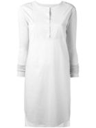 Kristensen Du Nord Midi Shirt Dress, Women's, Size: 2, Nude/neutrals, Cotton/spandex/elastane