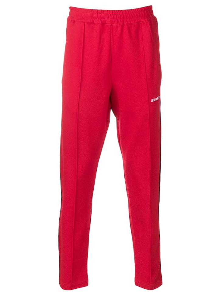 Les (art)ists Side Stripe Track Pants - Red