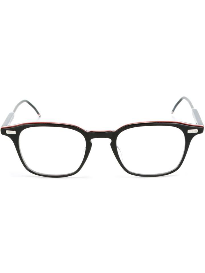 Thom Browne Square-shaped Glasses, Black, Acetate