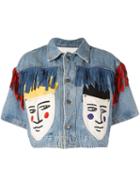 Jc De Castelbajac Vintage Cropped Denim Jacket