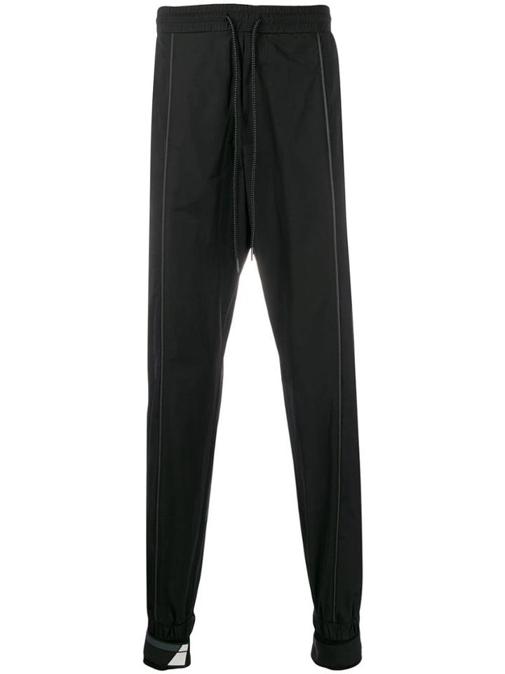 D.gnak Drawstring Waist Track Pants - Black