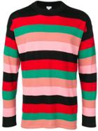 Loewe Striped Fine Knit Sweater - Red