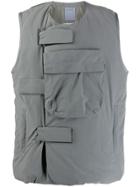 Poliquant Pocket-detail Gilet - Grey