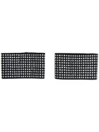 Adam Selman Sport Studded Wristbands - Black
