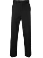 Raf Simons Cropped Tailored Trousers - Black