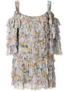 Zimmermann Ruffled Print Dress - Multicolour