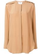 Stella Mccartney Long-line Blouse - Neutrals