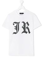 John Richmond Kids Jr Logo T-shirt - White