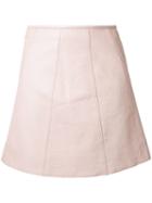 Manning Cartell Boy Band Mini Skirt, Size: 10, Pink/purple, Sheep Skin/shearling
