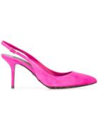 Dolce & Gabbana Bellucci Sling-back Pumps - Pink & Purple