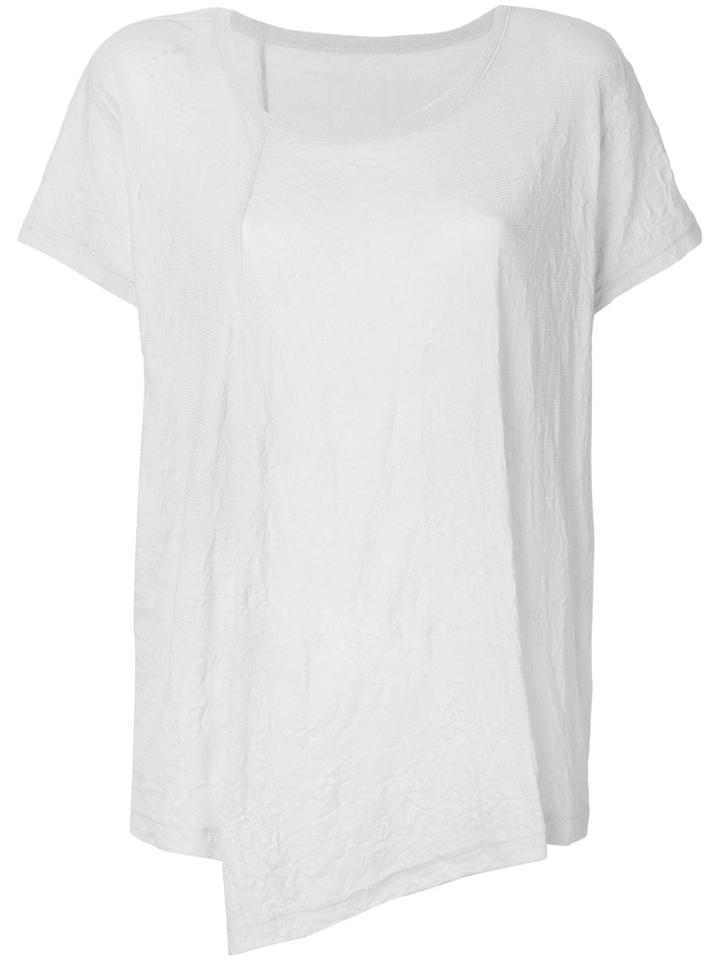 Y's Muslin Asymmetric T-shirt - Grey