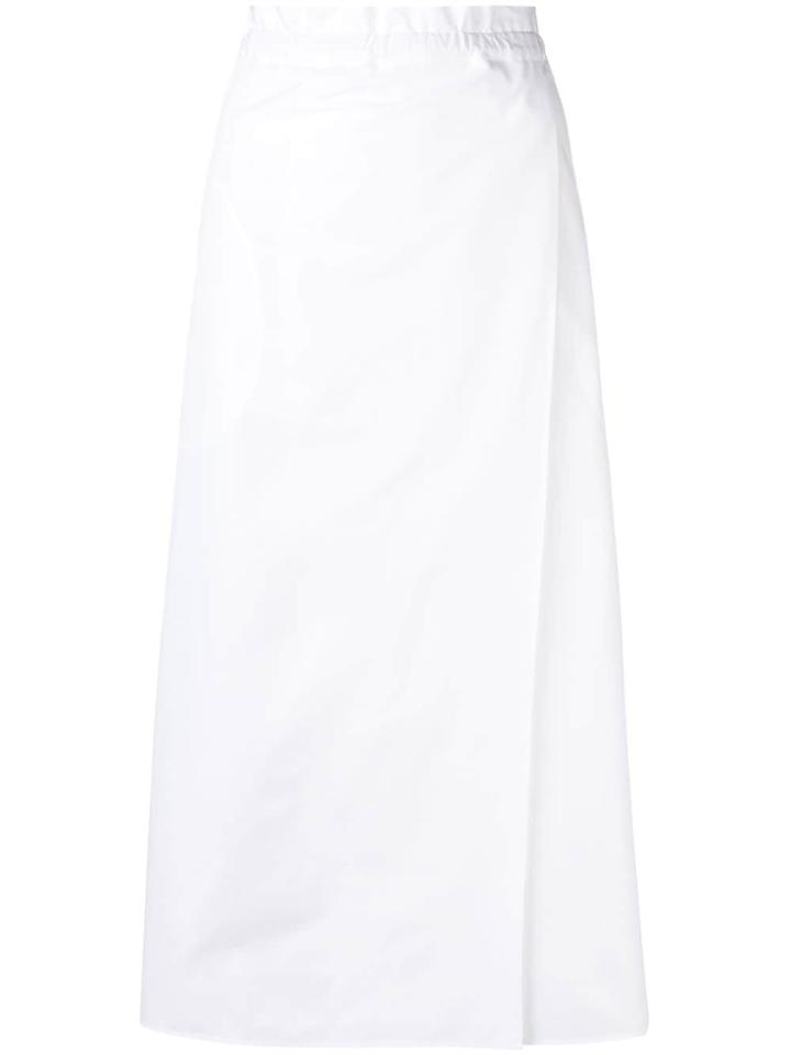 Sofie D'hoore High Waisted Long Skirt - White