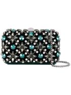 Rodo Embellished Clutch - Green