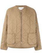 Our Legacy - Quilted Zip Jacket - Men - Cotton - L, Nude/neutrals, Cotton