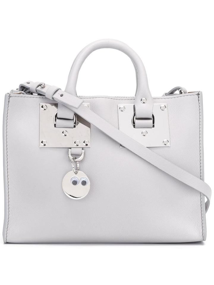 Sophie Hulme Eyes Tag Tote, Women's, Grey
