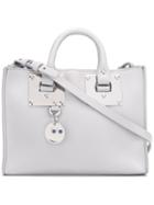 Sophie Hulme Eyes Tag Tote, Women's, Grey