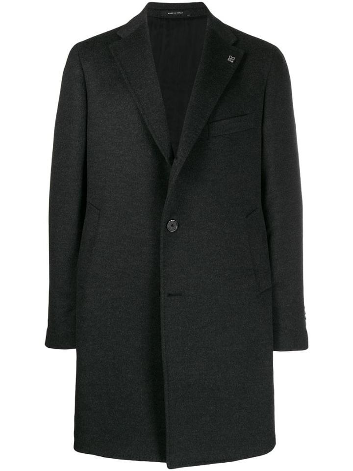 Tagliatore Classic Single-breasted Coat - Grey