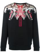 Marcelo Burlon County Of Milan 'victor' Sweatshirt, Men's, Size: Xxl, Black, Cotton/polyester