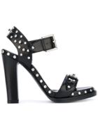 Alexander Mcqueen Hobnail Sandals - Black