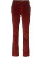 Pt01 'beth' Trousers, Women's, Size: 40, Red, Cotton/spandex/elastane