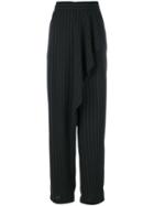 Antonio Marras - Pareo Trousers - Women - Polyester/acetate/viscose - 40, Black, Polyester/acetate/viscose