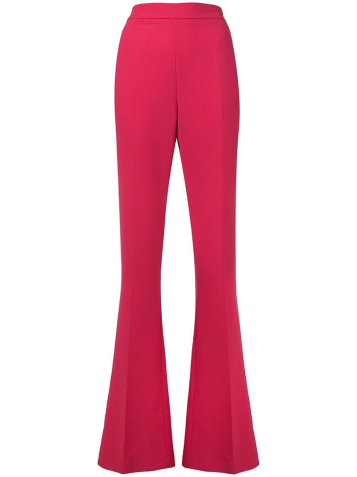 Elisabetta Franchi Flared Trousers - Pink