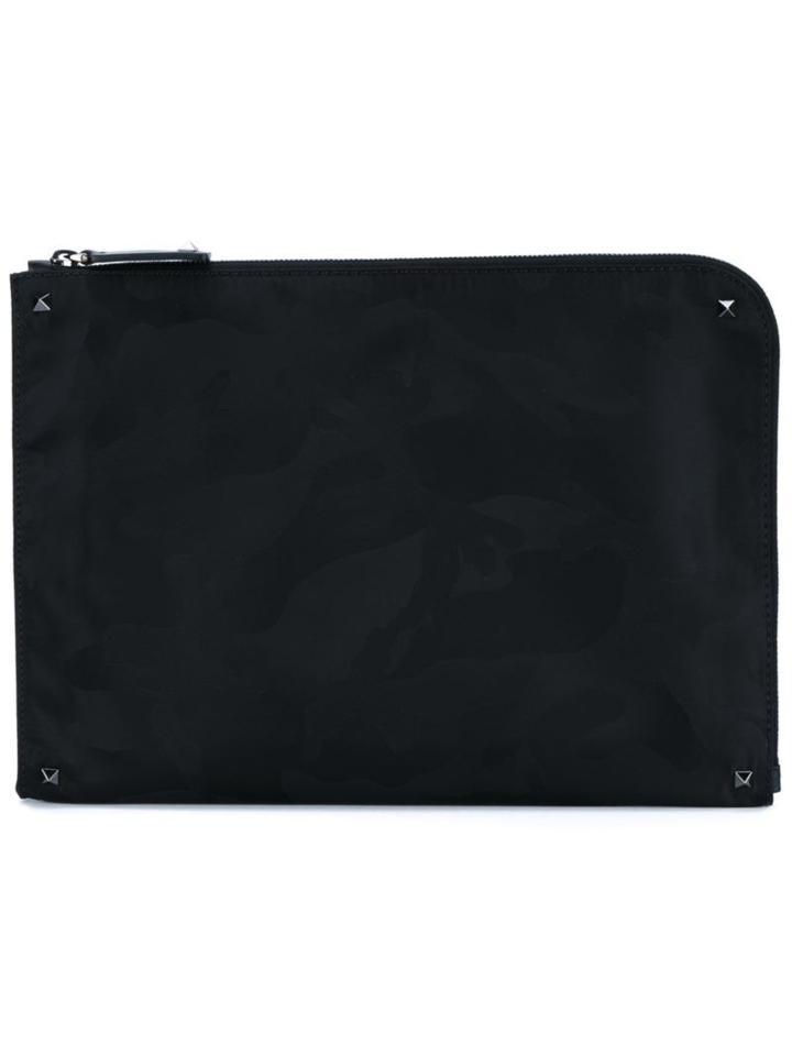 Valentino Garavani Camouflage Document Case
