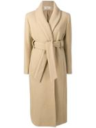Maison Kitsuné Shaggy Jill Coat - Neutrals