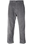 Casey Casey Cropped Tapered Trousers - Grey