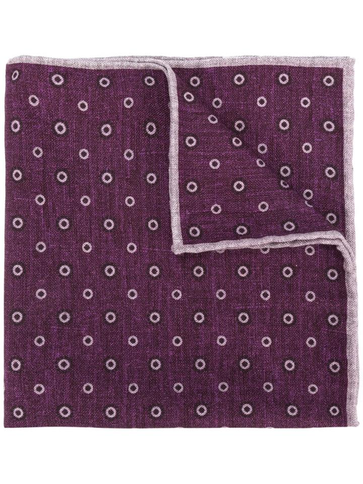 Eleventy Printed Handkerchief - Pink