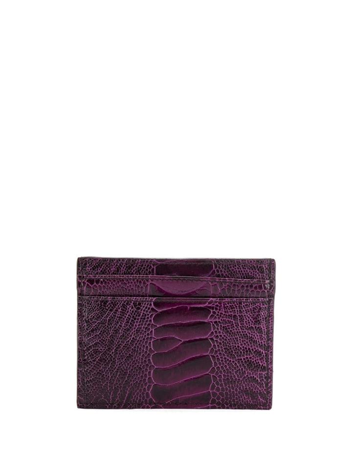 Etro Embossed Cardholder - Purple