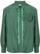 Namacheko Fringed Detail Shirt - Green