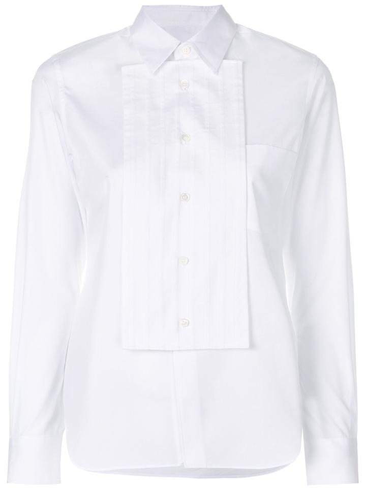 Comme Des Garçons Comme Des Garçons Front Panel Shirt - White
