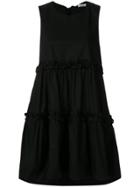 P.a.r.o.s.h. Tiered Dress - Black