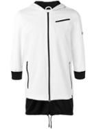 Nike Sports Jacket, Men's, Size: Small, White, Nylon/polyester/spandex/elastane