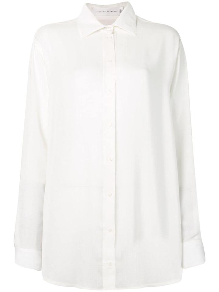 Victoria Beckham Split Back Shirt - White