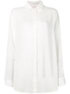 Victoria Beckham Split Back Shirt - White