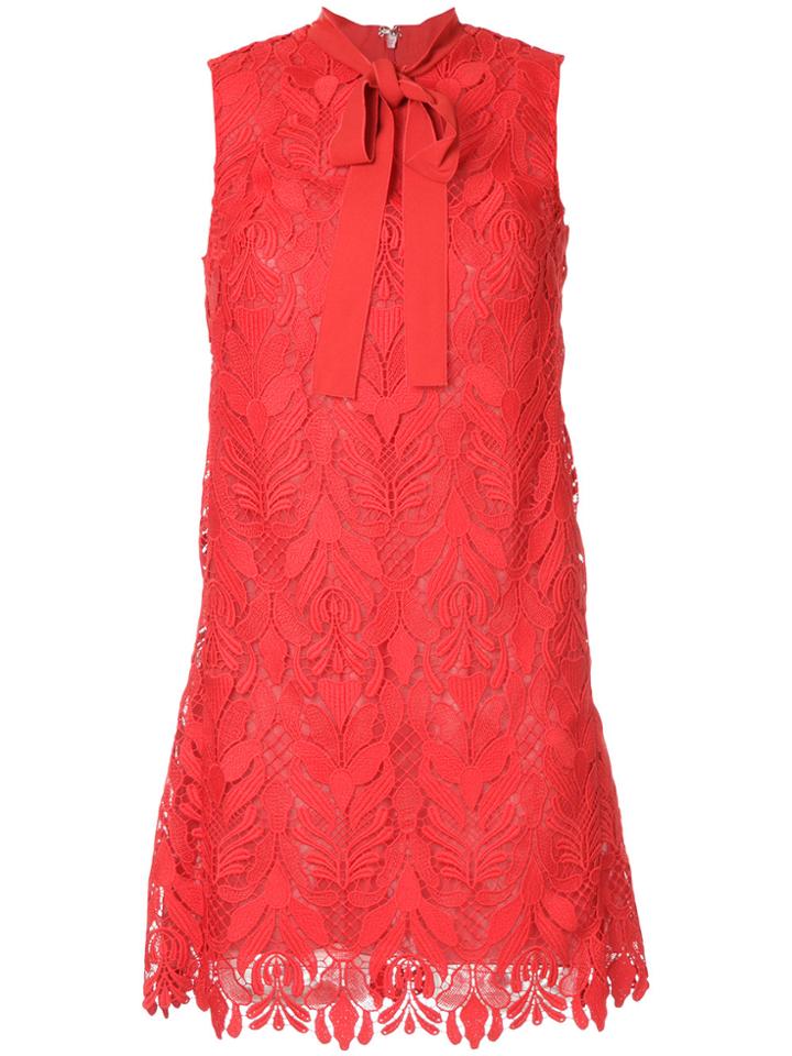 Giamba Layered Floral Lace Dress