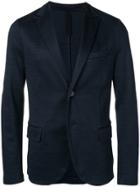 Harris Wharf London Classic Knit Blazer - Blue