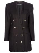 Louis Feraud Vintage Double Breasted Jacket - Black