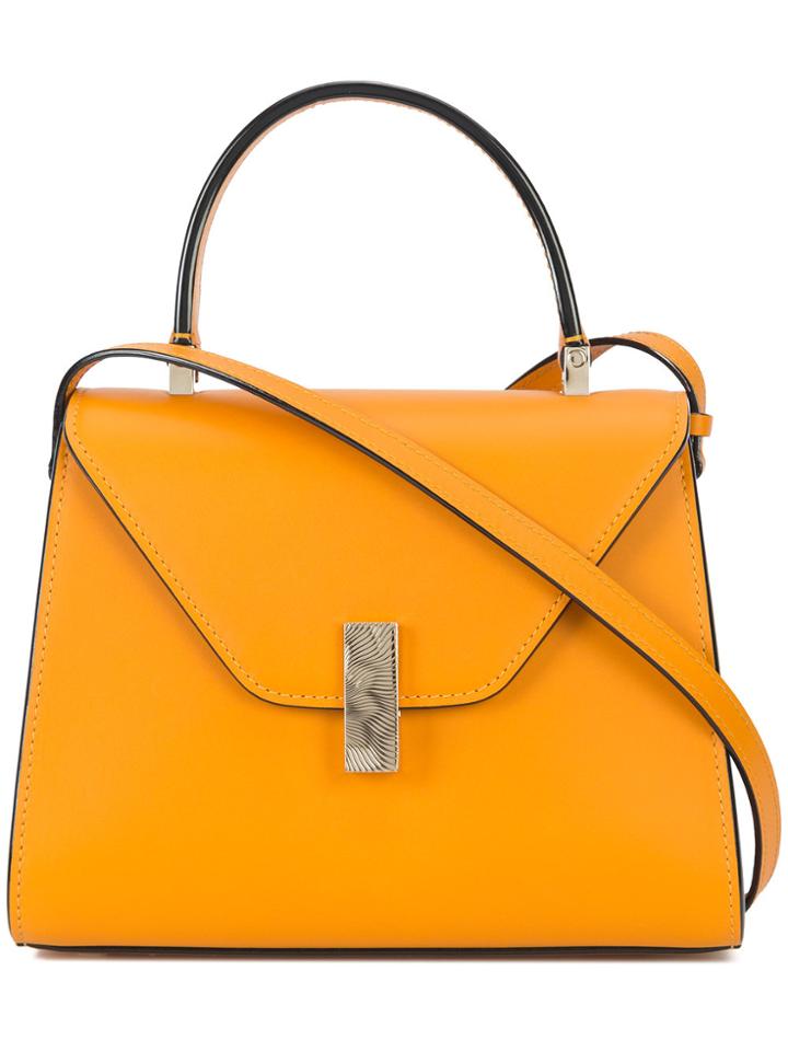 Valextra Iside Crossbody Bag - Yellow & Orange