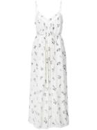Zimmermann Cropped Floral Jumpsuit - White