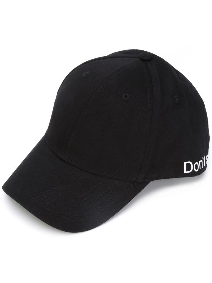 F.a.m.t. - Don't Say Motherfucker Motherfucker Cap - Unisex - Cotton - One Size, Black, Cotton