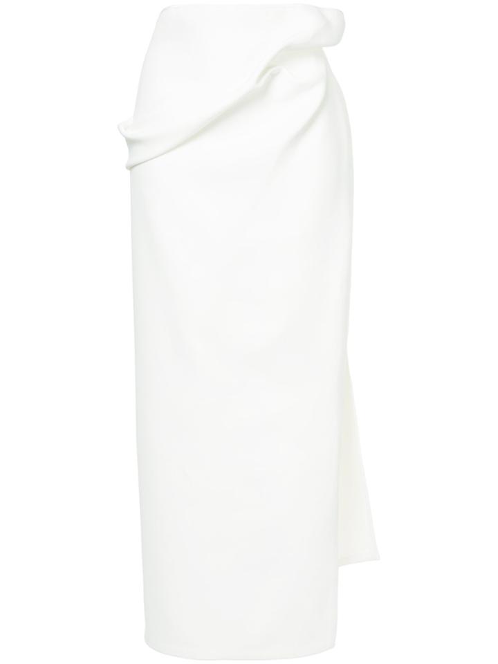 Maticevski Structured Detail Skirt - White