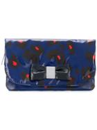 Sonia By Sonia Rykiel Leopard Print Clutch - Blue