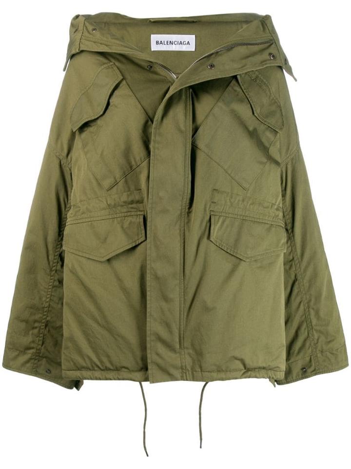 Balenciaga Swing Workwear Jacket - Green