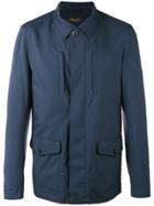 Loro Piana Concealed Shirt Jacket - Blue