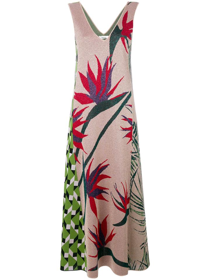 Circus Hotel Floral Flared Midi Dress - Multicolour
